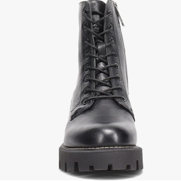 Sam Edelman Garret Womens Lugged Sole Ankle Combat Boots - Picture 5 of 6